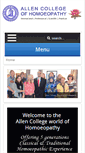 Mobile Screenshot of homoeopathy-course.com